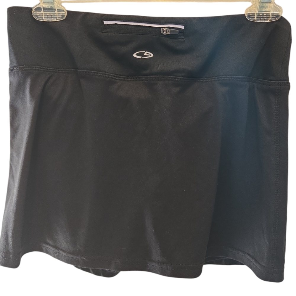 Champion Women's Black Skort Inner Short Duo Dry Running Tennis Skirt Small - Picture 2 of 5